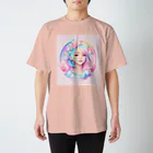 でぃーぷのPASTEL COLOURS GIRL Regular Fit T-Shirt