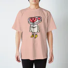 鹿骨-SHIKACOTTSU-のMeatくん。 スタンダードTシャツ