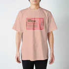 Tokyo feminist galのFREE PALESTINE ticket pink スタンダードTシャツ