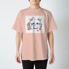 Reea wkoのふわっねっこっ スタンダードTシャツ