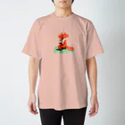 東堂 優 /Yu TODOのキツネさんとコーヒー Regular Fit T-Shirt