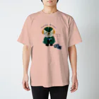 milky pop.のパンジーグリーン Regular Fit T-Shirt