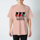 Flutterの家に帰って猫吸いたい Regular Fit T-Shirt