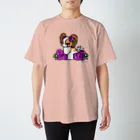 まつり猫ショップのパピヨン犬魔リンちゃん スタンダードTシャツ