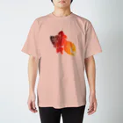 トライバル工房GanzNoteのトライバル金魚 スタンダードTシャツ