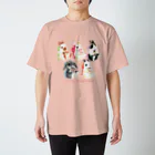 しず華＊(カラー･リボンボン)のぬいぐるみぎゅっ　うさぎシリーズ Regular Fit T-Shirt