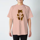 レモネードプールのエクササイズキャット スタンダードTシャツ