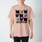 くろねこしろねこのねこビンゴ！ スタンダードTシャツ