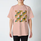 Mieko_Kawasakiの欲望のピザ🍕　GUILTY PLEASURE PIZZA AO TRANSPARENCY スタンダードTシャツ