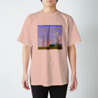 Massafluxの『夏のかいぶつ』ドット絵Tシャツ スタンダードTシャツ