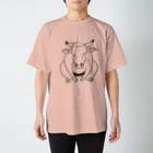 PoccaBocca–すかまるのおみせ–のどすこい和牛 スタンダードTシャツ