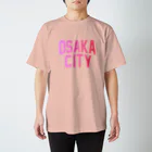 JIMOTO Wear Local Japanの大阪市 OSAKA CITY スタンダードTシャツ