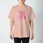 JIMOTO Wear Local Japanの津市 TSU CITY Regular Fit T-Shirt