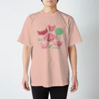 Makoto  Oguraのレトロアニマル スタンダードTシャツ