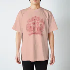 水島ひねの蛸紋章（赤） Regular Fit T-Shirt