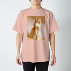 うぶミント＆プシュケのTOP of CATタワー Regular Fit T-Shirt