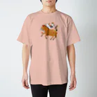 poniponiの楽しそうな馬ヤギ猫！ Regular Fit T-Shirt