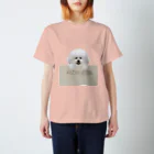 hummingbirdのビションフリーゼ　bichon frise  Regular Fit T-Shirt