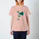 ERIKA RELAXのポールダンスリラ子ちゃん（緑） Regular Fit T-Shirt