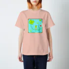 あるてみらのはっぴぃカエルちゃんと四つ葉のクローバー🍀 スタンダードTシャツ