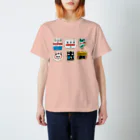 ヨシサコツバサのレトロ看板風エフェクター スタンダードTシャツ