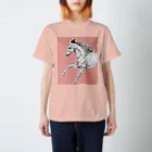 馬の絵の画家　斉藤いつみの馬の素描Tシャツ10 スタンダードTシャツ