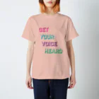 Blah アンテナショップのGet Your Voice インダストリアル：キャンディーネオン Regular Fit T-Shirt