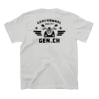 原付専門店　げんチャんねるのちょこみ　GENch ver. Regular Fit T-Shirtの裏面