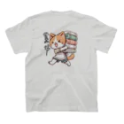 happyhoneyshoppeのにゃんこ介護士 Regular Fit T-Shirtの裏面