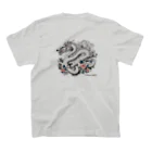 Dragon_4_ALLの龍神・龍（ウエア）：裏プリ白龍１「Dragon 4 ALL」 Regular Fit T-Shirtの裏面