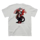 PiNK+18COMiCSのReDDRAGoN+MeCHAGiRL_00003 スタンダードTシャツの裏面