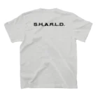 しゃべんじゃーずインダストリーズのS.H.A.R.L.D.ロゴA スタンダードTシャツの裏面