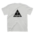 piece of paper skateboardingのpiece of paper skateboarding スタンダードTシャツの裏面