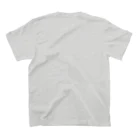 キッズモード某の日本の犬とお茶(モノトーン) Regular Fit T-Shirtの裏面