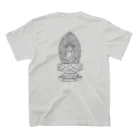 【公式】天城温泉 禅の湯　の(表)zen.(裏)観音様原画 スタンダードTシャツの裏面