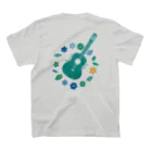 Karen's shopのflower guitar Regular Fit T-Shirtの裏面