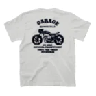 キッズモード某の武骨なバイクデザイン(バックpt) スタンダードTシャツの裏面