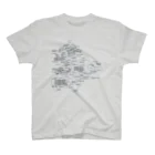 apricot_treeのI LOVE MATSUDO ver.1.01 スタンダードTシャツ