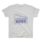 鍵盤ハーモニカ研究所 オリジナルグッズストアのアンティーグレー（鍵盤ハーモニカ研究所オリジナルグッズ） スタンダードTシャツ