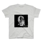 切り絵作家　MiHoの憂いの人魚姫・黒 Regular Fit T-Shirt