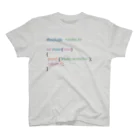 ぬのC言語 HelloWorld スタンダードTシャツ