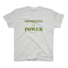 Écrin De SimoneのKNOWLEDGE IS POWER（知識は力） スタンダードTシャツ