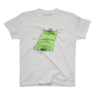 i_croissantのFOOTBALL FIELD スタンダードTシャツ