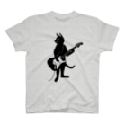 SHOP KazzBのギターを弾くネコ Regular Fit T-Shirt