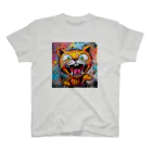 Bad Squareの落書き猫 スタンダードTシャツ