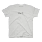 ililiのお名前ロゴ『mugi』墨 スタンダードTシャツ