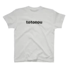 ハイブランド風シンプルに強く伝えるショップのtotonou - 整う Regular Fit T-Shirt