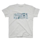 ワカボンドの釣りが好きなんです_横描き スタンダードTシャツ