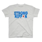 あかるくたのしくのびのびとのSTRONG NIPPON ロゴ スタンダードTシャツ