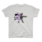 ネコニスズのねえねえ、あのさの浜辺を走るネコニスズ Regular Fit T-Shirt